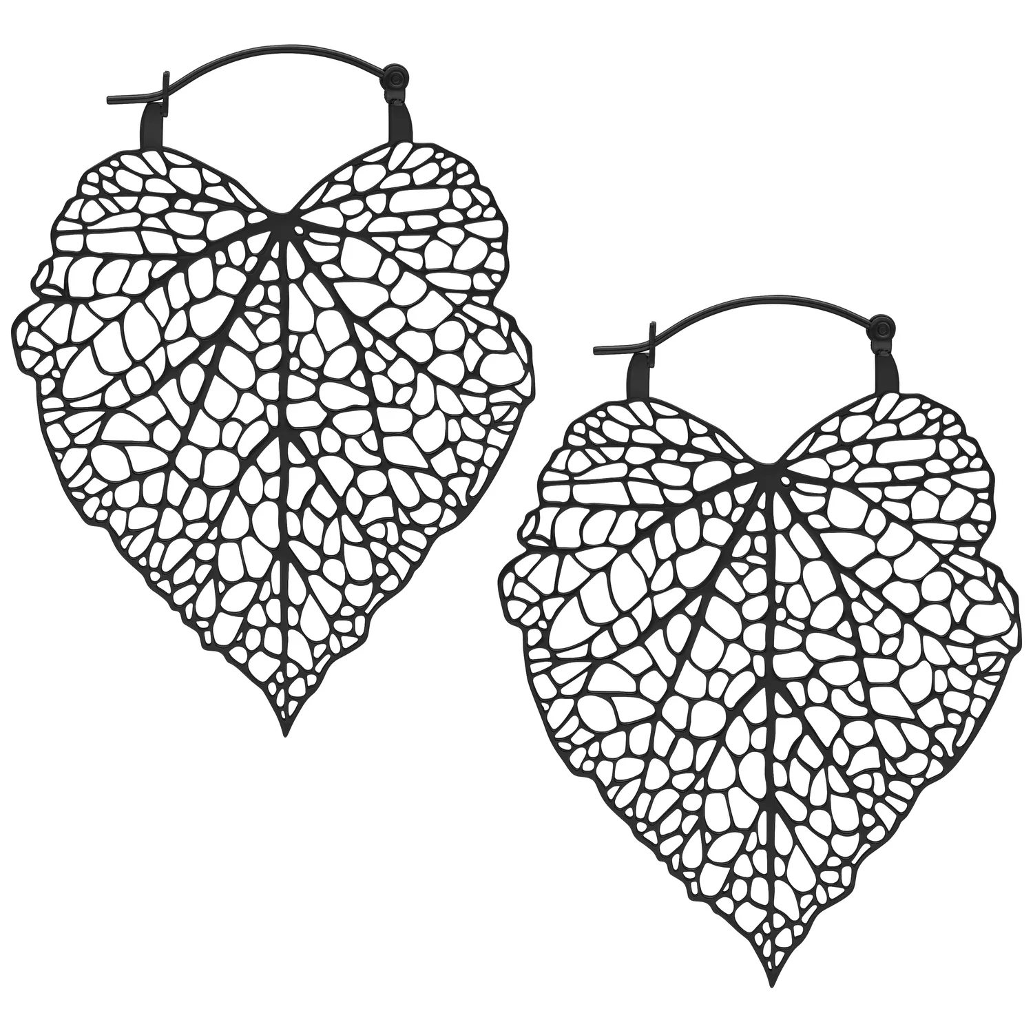 Lovely Leaf Hoops Lovely Leaf Hoops