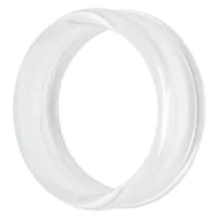 Clear Acrylic Double Flared Eyelet