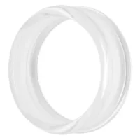 Clear Acrylic Double Flared Eyelet