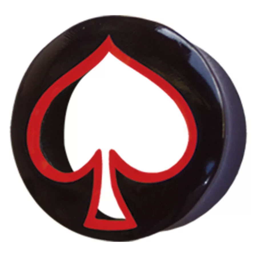 Buffalo Horn Cut-Out Spade Plug