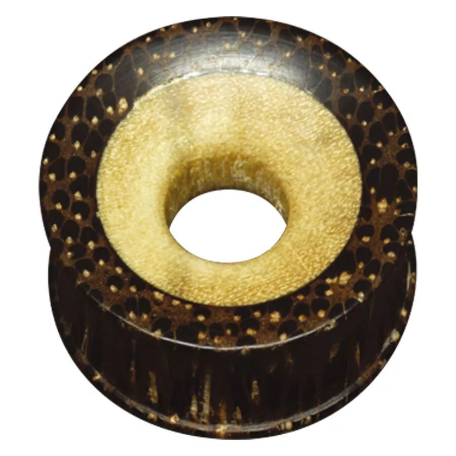 Hollow-Core Palm & Teak Wood Plug