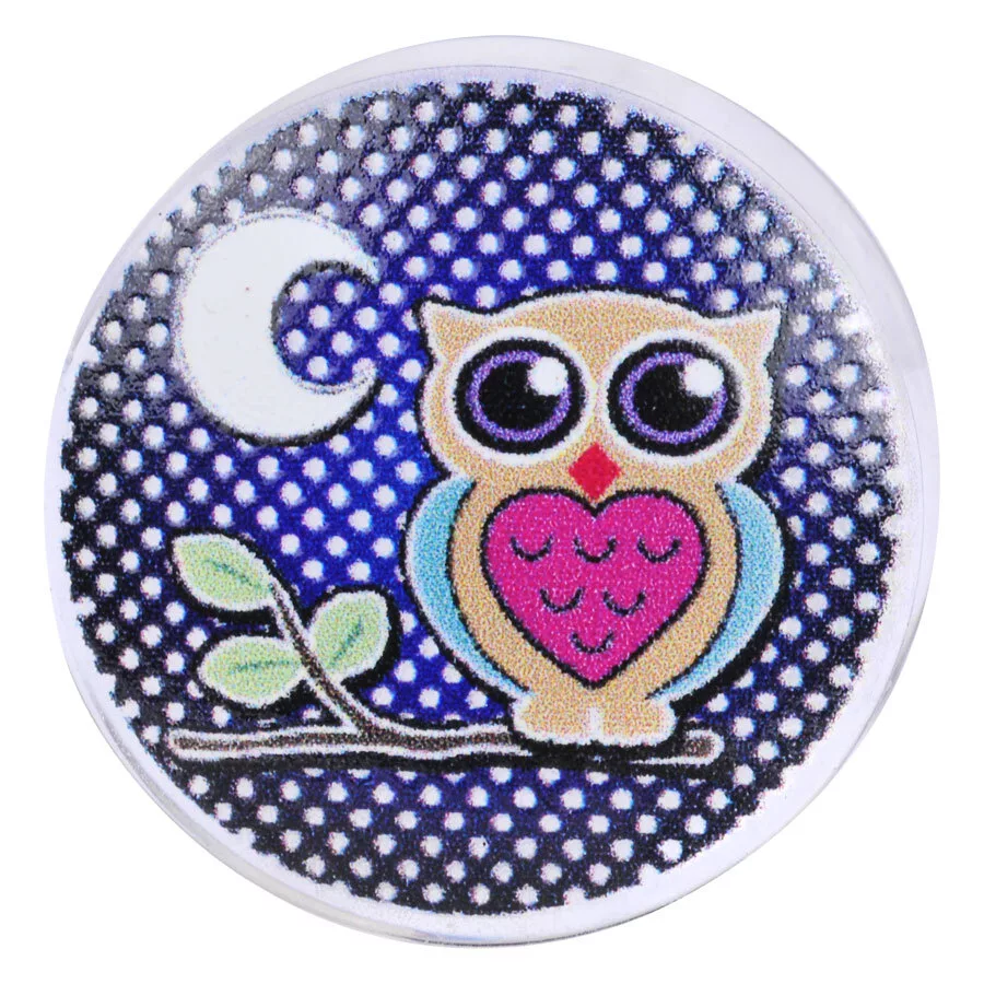 Hand Painted Printing Plug "Night Owl"