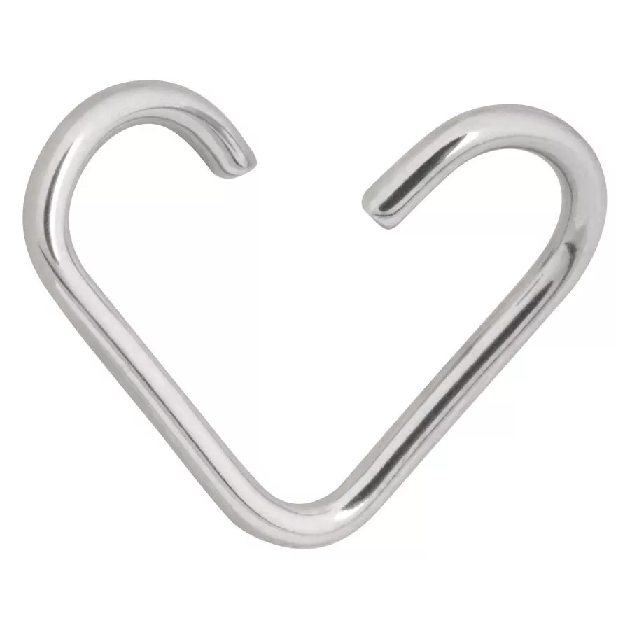 Steel Basicline® Continuous Ring Heart