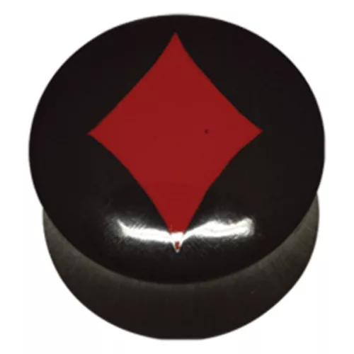 Buffalo Horn Red Diamond Plug