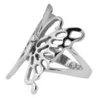 Steel Basicline® Butterfly Ring