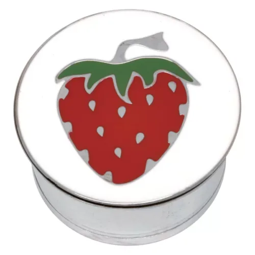 Steel Basicline® Single Flared Impression Plug "Strawberry"