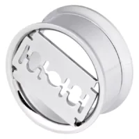 Steel Basicline® Razor Blade Internally Threaded Tunnel