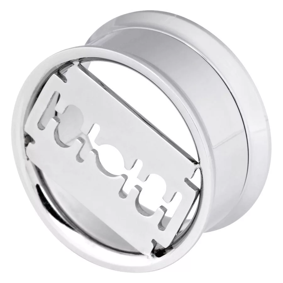 Steel Basicline® Razor Blade Internally Threaded Tunnel