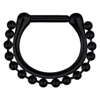 Steel Blackline® - Hinged Septum Shiny Chain