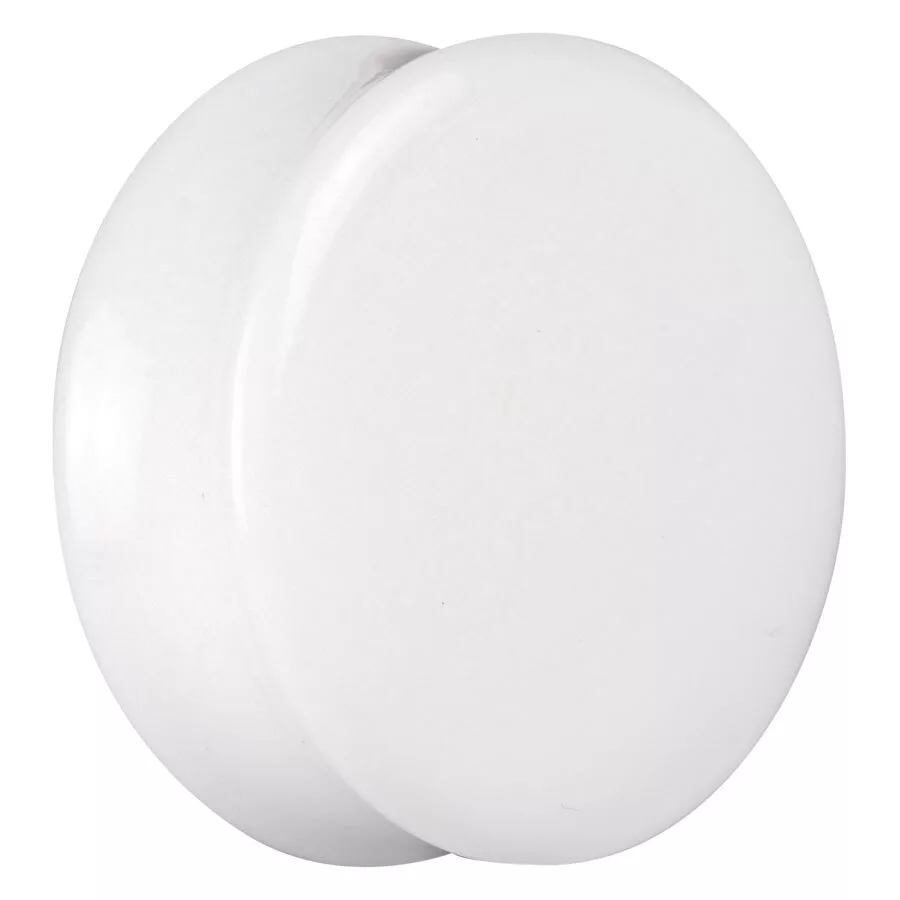 White Acryl Flared Plug