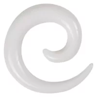 White Acrylic Spiral