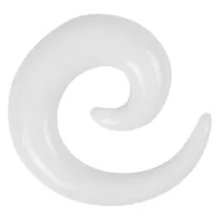 White Acrylic Spiral