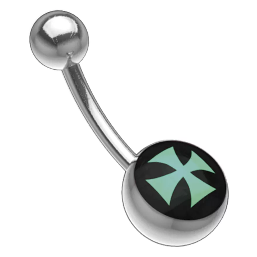 Picturebell 1.6x10mm Cross green/black