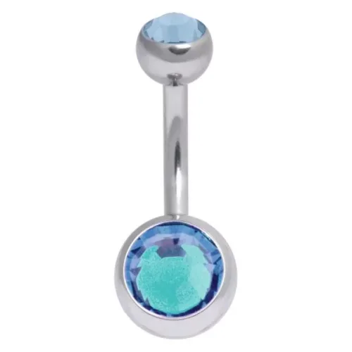 Internally Threaded Double Jewelled Bananabell