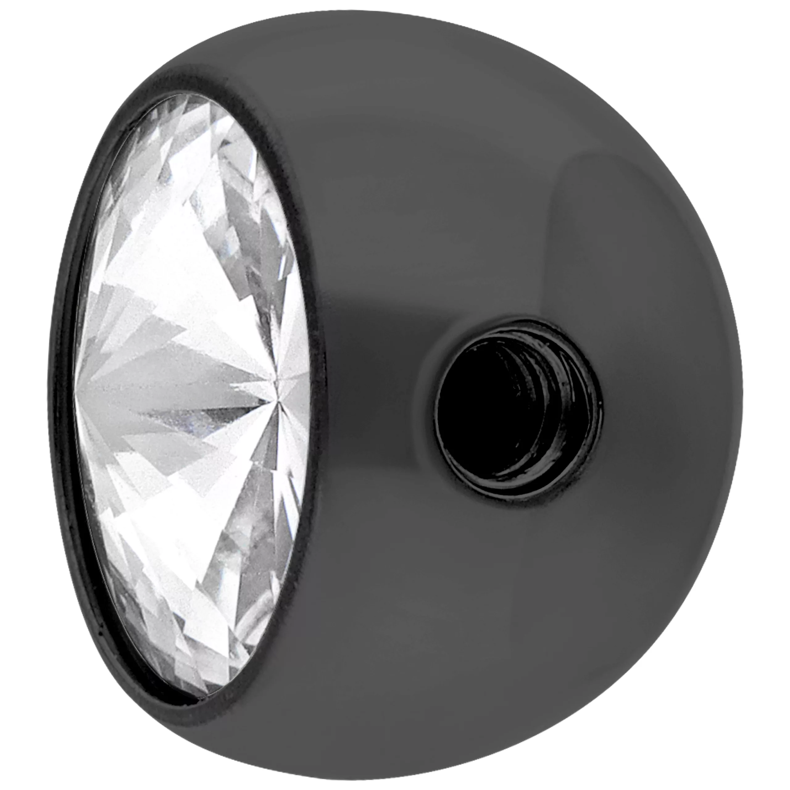 Jewelled Ball Side Threaded Jewelled Ball Side Threaded