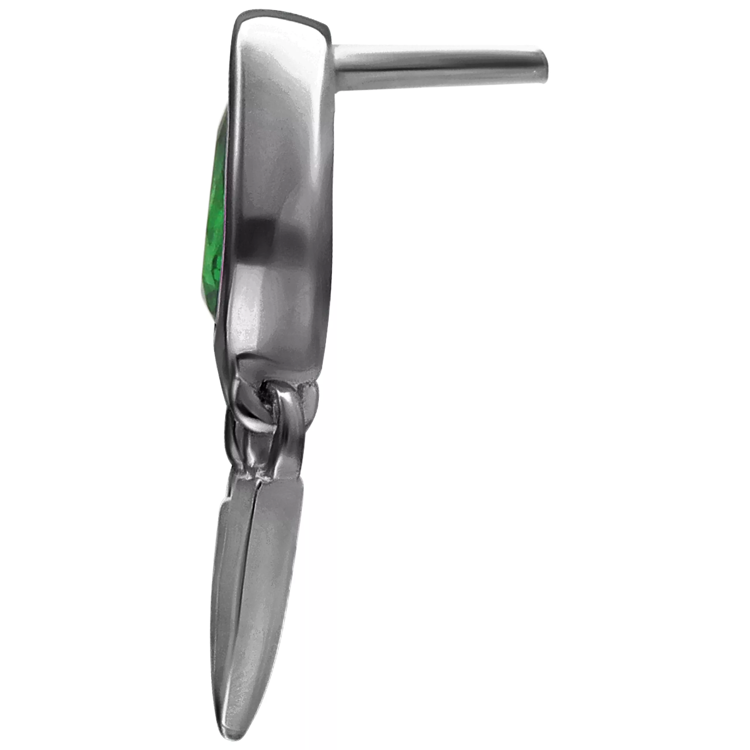 Push Fit Crystal Green Emerald Attachment