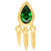 Push Fit Crystal Green Emerald Attachment