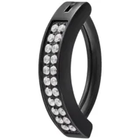 Double Crystal Belly Arch Clicker Double Crystal Belly Arch Clicker