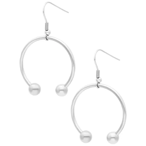 Circular Barbell Earrings