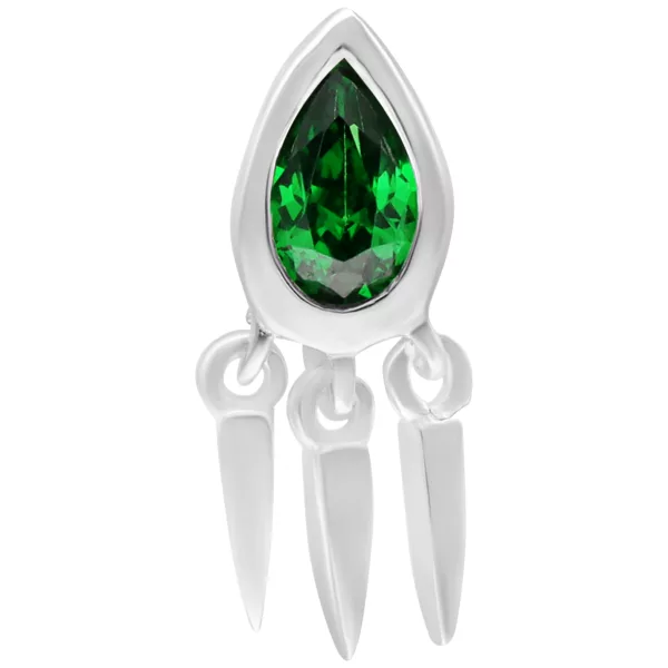 Push Fit Crystal Green Emerald Attachment