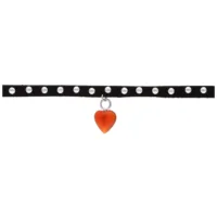 Red Heart Studded Choker