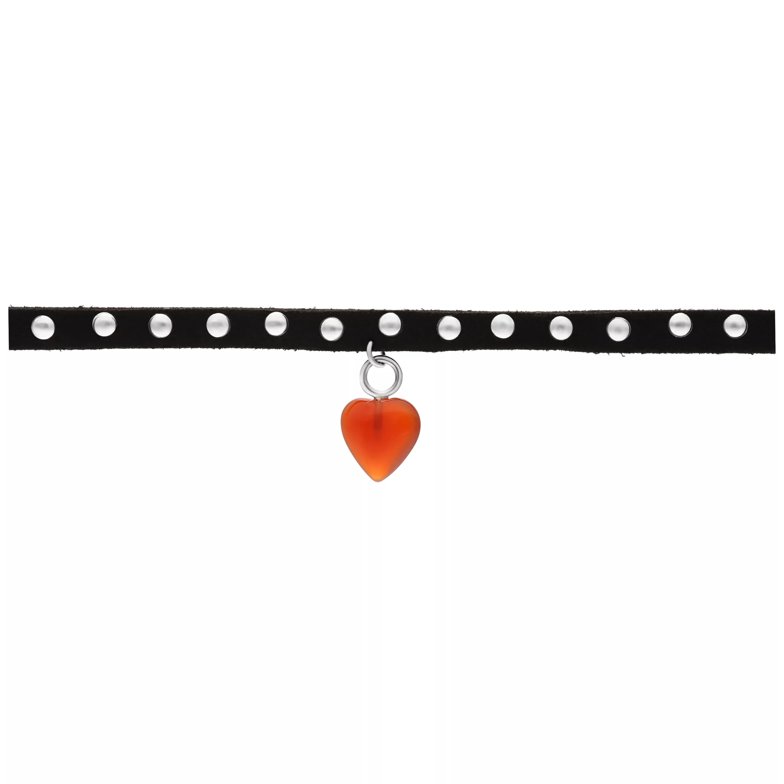 Red Heart Studded Choker Red Heart Studded Choker