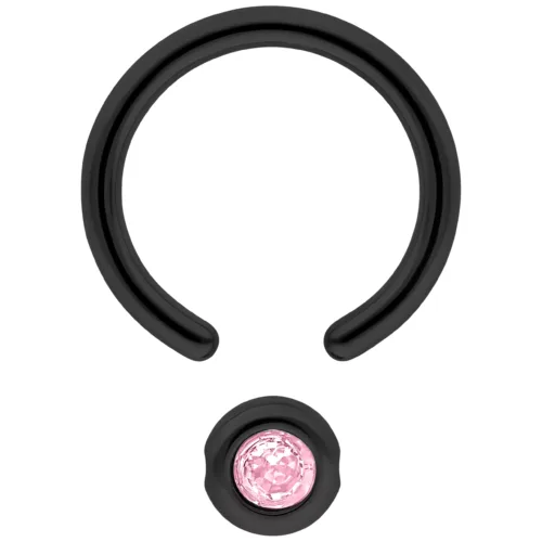 Medi Flat Back Jewelled Clip in Ring