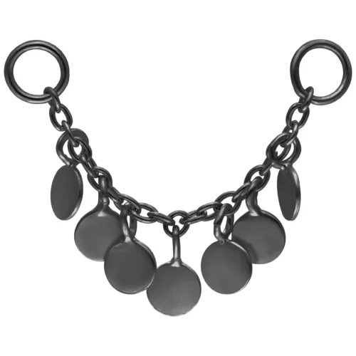 Hanging Plates Piercing Connection Chain