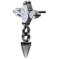Push Fit Crystal Spike Attachment