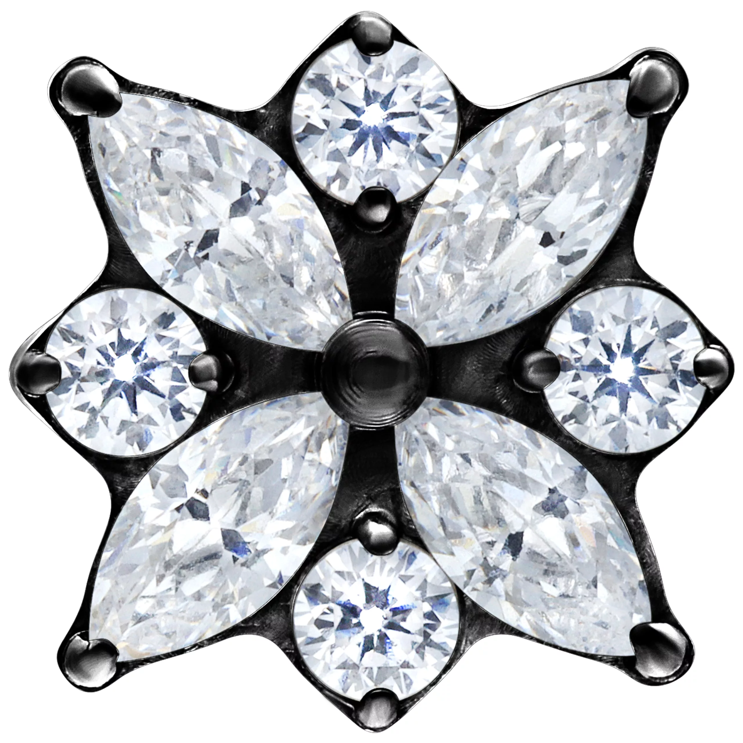 Push Fit Crystal Blossom Attachment