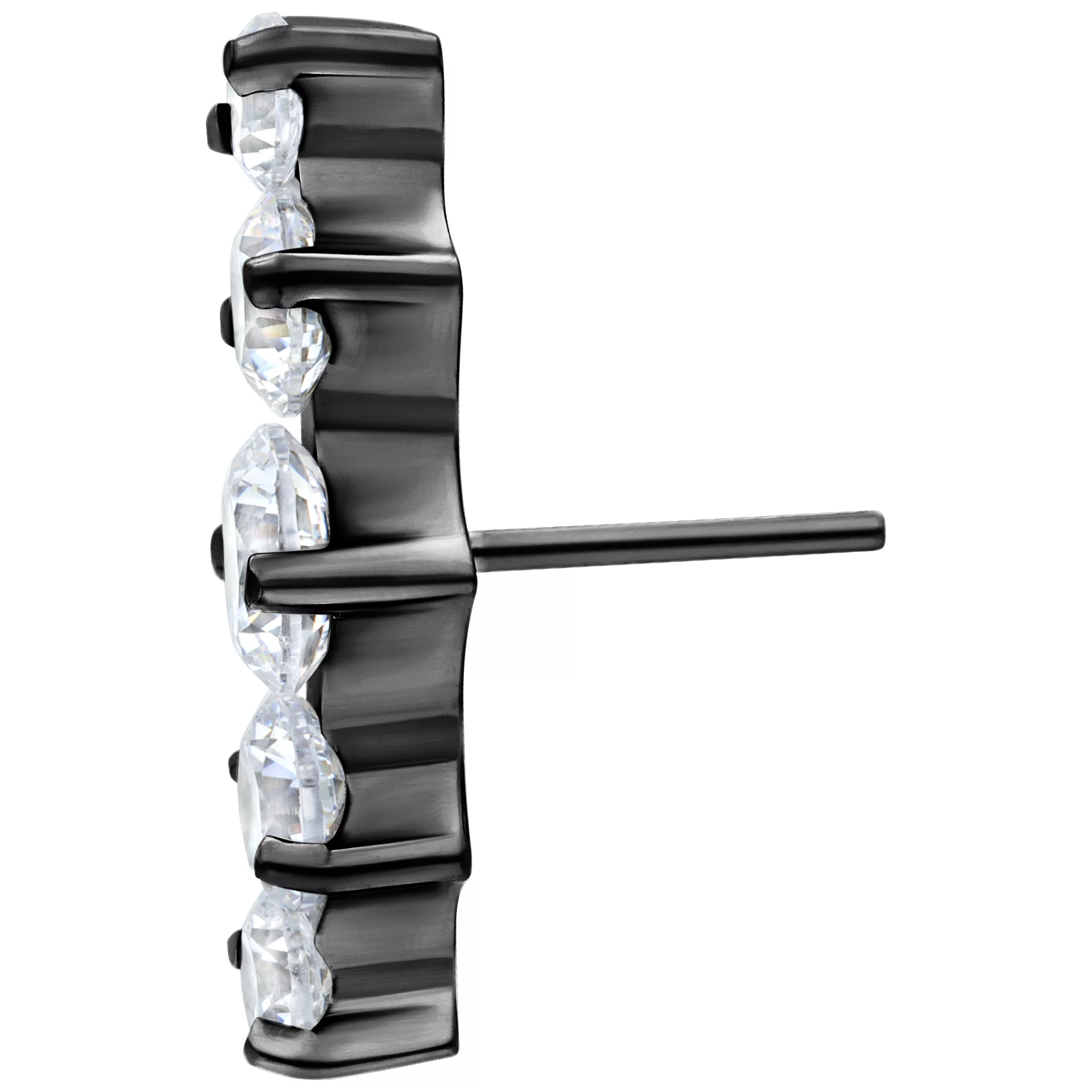 Push Fit Curved 5 Crystal Attachment