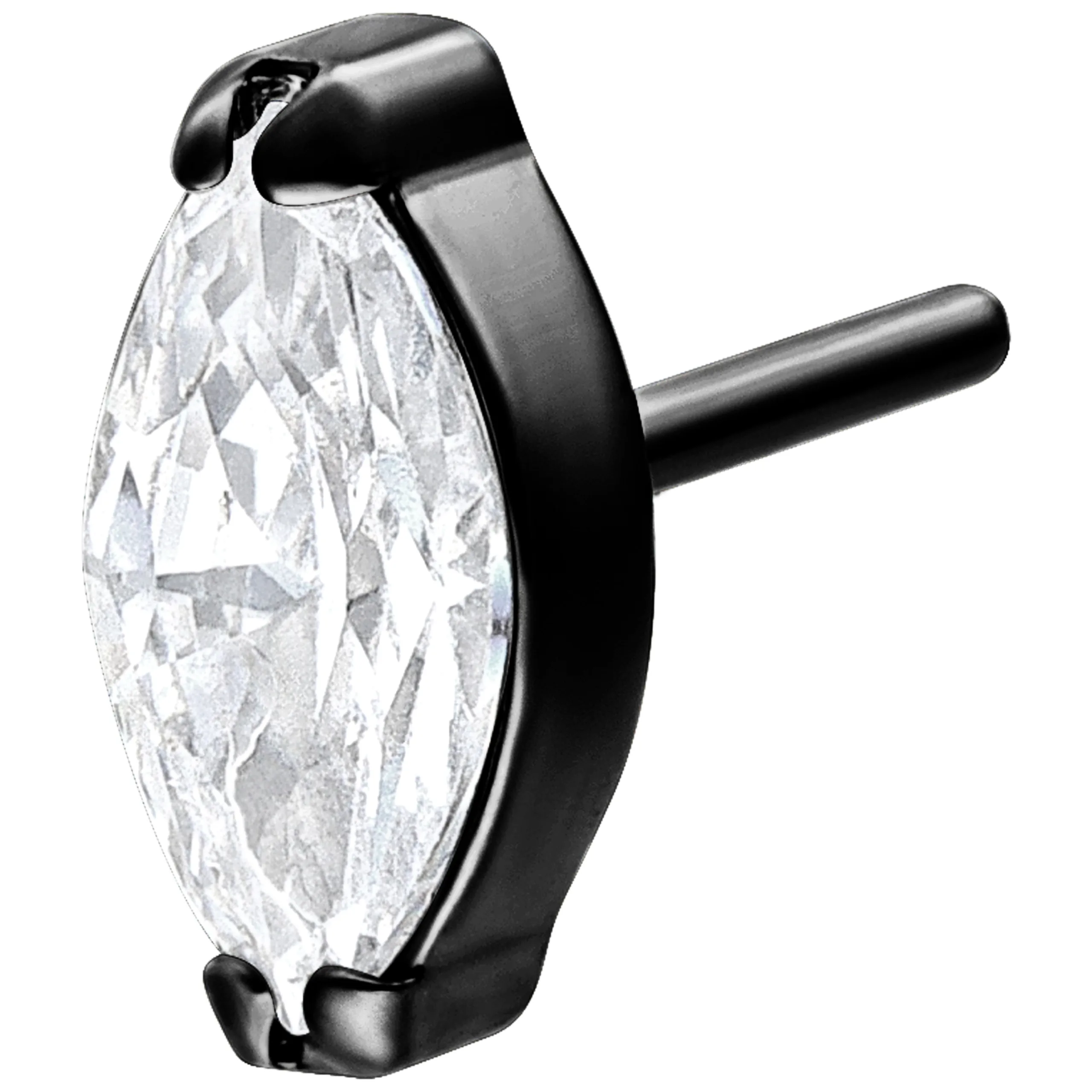 Push Fit Oval Crystal Attachment