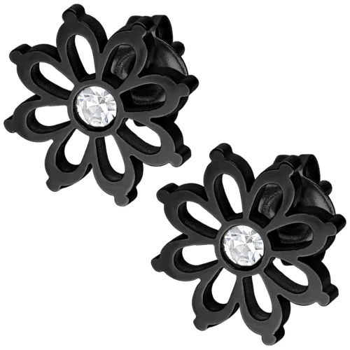 Flower Eardstuds Pair