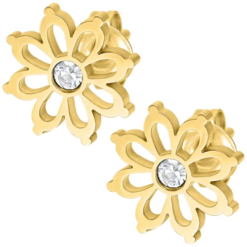 Flower Eardstuds Pair