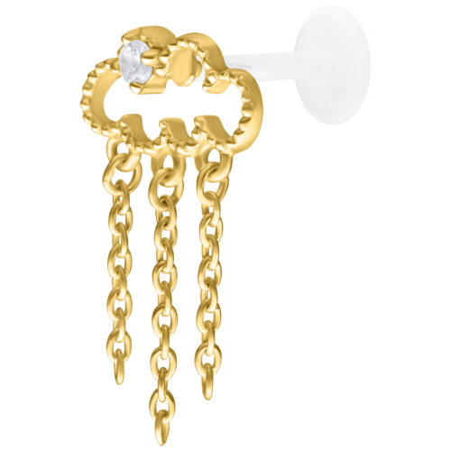 Cloudy Push Fit Labret