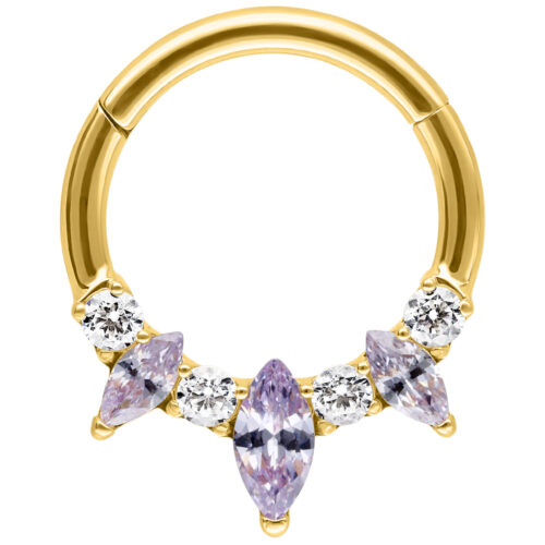 Marquise Hinged Septum Clicker