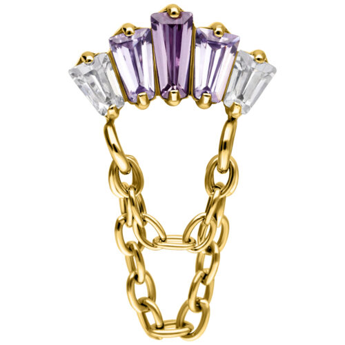 Push Fit Azure Bloom Crystal Attachment