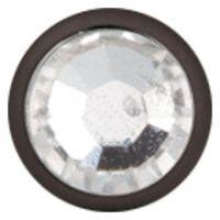 Kristallklarer Aufsatz für Innengewinde, schwarz umrandet, auf weißem Hintergrund