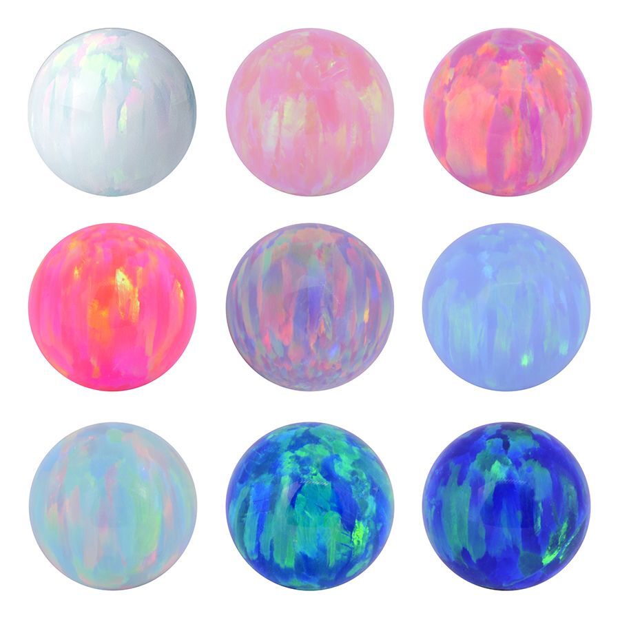 Synthetic Opal Balls Synthetic Opal Balls