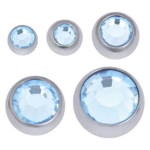 Boule à facettes ornée de pierres précieuses