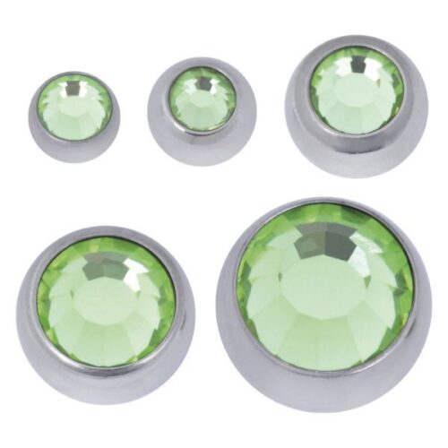 Boule à facettes ornée de pierres précieuses