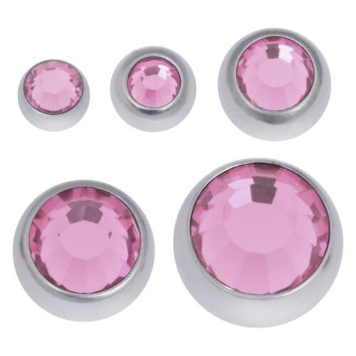 Boule à facettes ornée de pierres précieuses