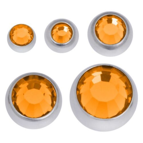 Boule à facettes ornée de pierres précieuses