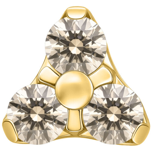 Trinity Attachment for Internally Labret Studs