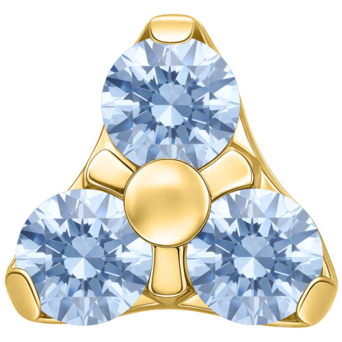 Trinity Attachment for Internally Labret Studs