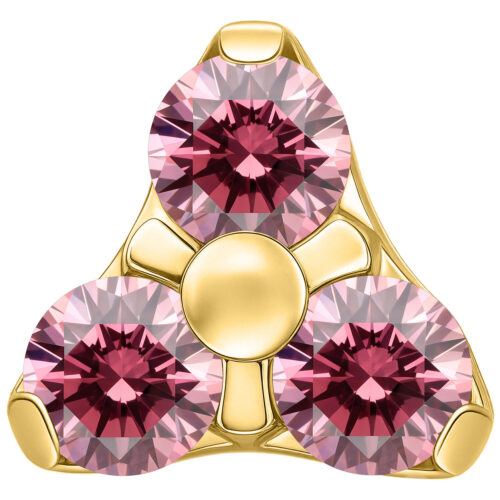 Trinity Attachment for Internally Labret Studs