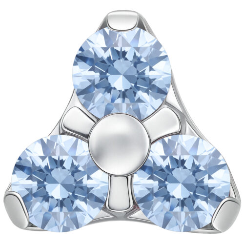 Trinity Attachment for Internally Labret Studs