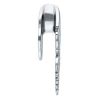 Ear Saddles Baroque Silver Ear Saddles Baroque Silver