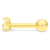 18k Trinity Earbarbell