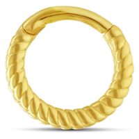 14k Crystal Hinged Ring 14k Crystal Hinged Ring